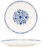 Bonna Dessertbord - Lavis Blue - Porselein - 19 cm - set van 6
