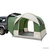 vidaXL Tailgate Tent met Regenhoes, Waterafstotend, 4-persoons, Groen