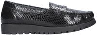 Waldläufer Hegli - dames moccasin - Zwart - maat 38.5