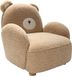 Sunny Fauteuil enfant Ours Brun – 57 x 57,5 x 57 cm – Fauteuil enfant avec design ludique d'ours à partir de 3 ans – Fauteuil rembourré pour chambre d'enfant et salle de jeux – Cadre en bois – Max. 100 kg – Petit fauteuil pour intérieur