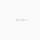 Pepita Boucles d'oreilles puces or jaune oxyde de zirconium