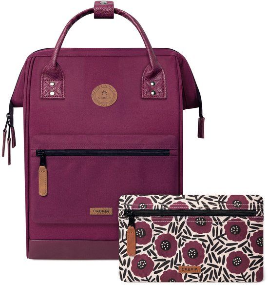 Cabaïa CABAIA Rugzak Adventurer Medium 18L Nice, Computercompartiment 13", Levenslange garantie, Brede opening - Violett