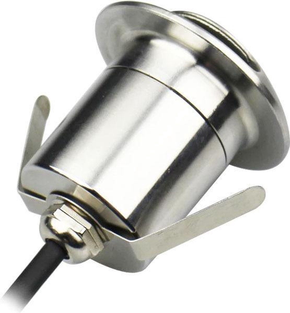 ABC-LED LED Grondspot - Tuinpad 2 Kanten - 61mm - Warm Wit - 5W