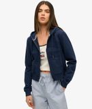 Superdry Damescapuchon met volledige rits Athletic Tonal Crop
