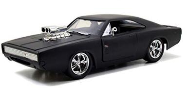 Jada Toys 253203012 - Fast & Furious Dodge Charger (Street) 1 -24, Zwart, vanaf 8 jaar