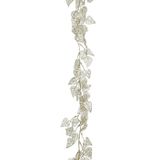 Mica Decorations Guirlande Feuilles 180cm Champagne