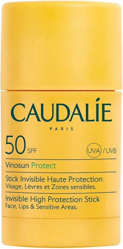Caudalie Vinosun Protect Stick Onzichtbare hoge bescherming SPF50 15g