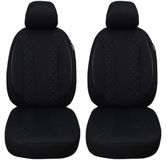 Bremer Sitzbezüge Autostoelhoezen voor Hyundai H-1 BJ 2008-20 – Stoelhoezen voor bestuurder en passagier in Zwart