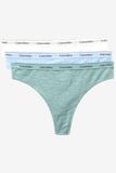 Calvin Klein Underwear Dames Brazilian Slip Effen Synthetische microvezelstof Maat XL