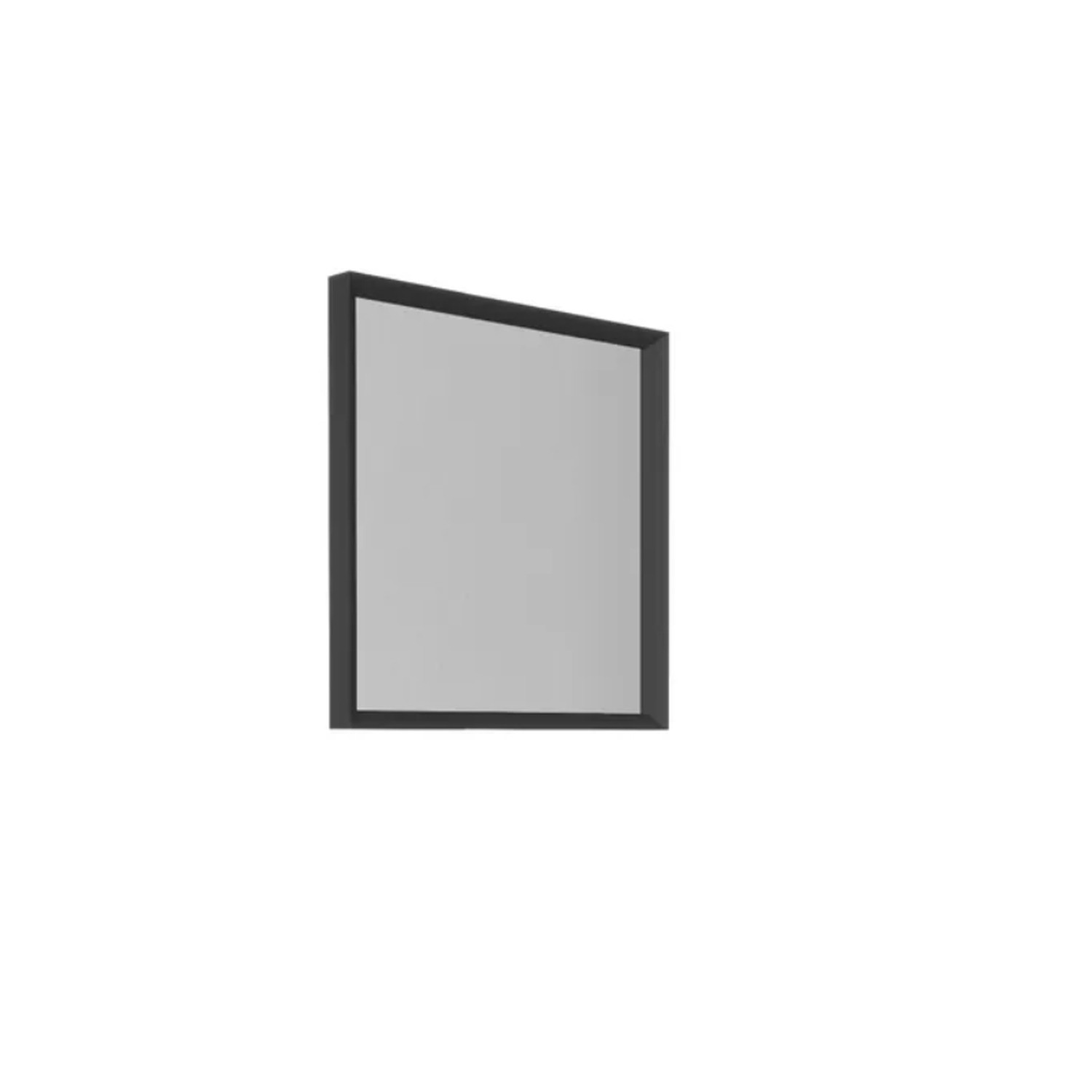 Allibert Spiegel met kader allibert delta 60 cm mat zwart
