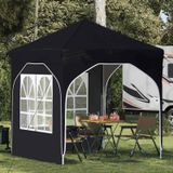 Prolenta Maison Exclusive Pop-up partytent, 192 x 192 x 245 cm, zwart