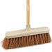 Sorex Bezem binnen - incl. stokhouder - kokos - 30 cm - steel 120 cm - kamerveger