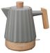 Concept Birdy RK0092 Keramische waterkoker 1,5 l – stijlvolle waterkoker in wit met houten details | 1500 W | Strix-technologie, drievoudige veiligheid, energiebesparend, onderhoudsvriendelijk