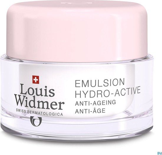 Louis Widmer Widmer Dag Hydro-active Emulsie Parf 50ml - Unisex - Hydraterend - Dermatologisch getest - 12 maanden na opening