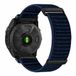 By Qubix Qubix Nylon Sport Loop bandje voor Garmin Fenix 9 / 9 Pro (43mm) - 20mm Quickfit - Donkerblauw