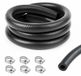 Tuyau d'essence set 1 mètre Ø 6 mm avec 6 colliers de serrage