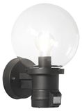OEM Nemi Wandlamp met bewegingsmelder, 20x21,5x31 cm, IP44, zwart