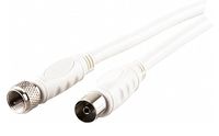 Schwaiger KVCKHQ191 532 coax-kabel 1,5 m F IEC Wit