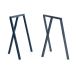 HAY Loop Stand Frame 72 cm Lot de 2 bleu profond