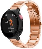 By Qubix Qubix - Stalen schakelband - Rosé goud - Geschikt voor Garmin Approach S20