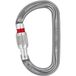 Petzl Am’D Lichte Asymmetrische Karabijnkan Grijs Screw-Lock Unisex-Volwassene