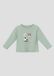 s.Oliver T-shirt pour enfants, vert sauge, taille 92, manche courte, col rond, coton, imprimé
