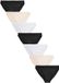 Next Dames Set van 7 Hoog Uitgesneden Slips met Hoog Katoenpercentage - Zwart