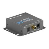 PureTools Digitaal/analoog converter, audio-omzetter, Dolby/DTS DownMixer, Dolby Digital (AC3), DTS of PCM naar stereo, zwart