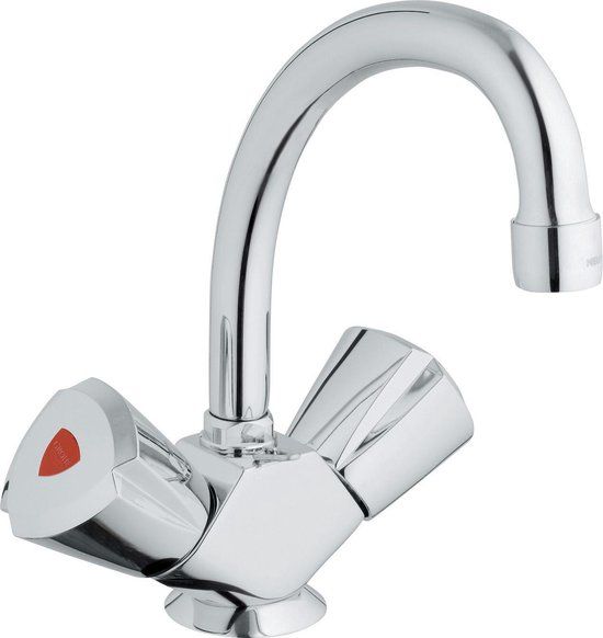 GROHE Costa Trend Wastafelkraan - Chroom Mat - Met ketting