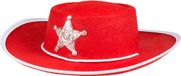 Boland Hoed kind cowboy Deputy sheriff assorti - 55 cm