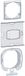 Hager afdichtingsset voor schakelaars en drukknoppen A.x/C.x, pour indice de protection IP44, transparent, 1 stuk.