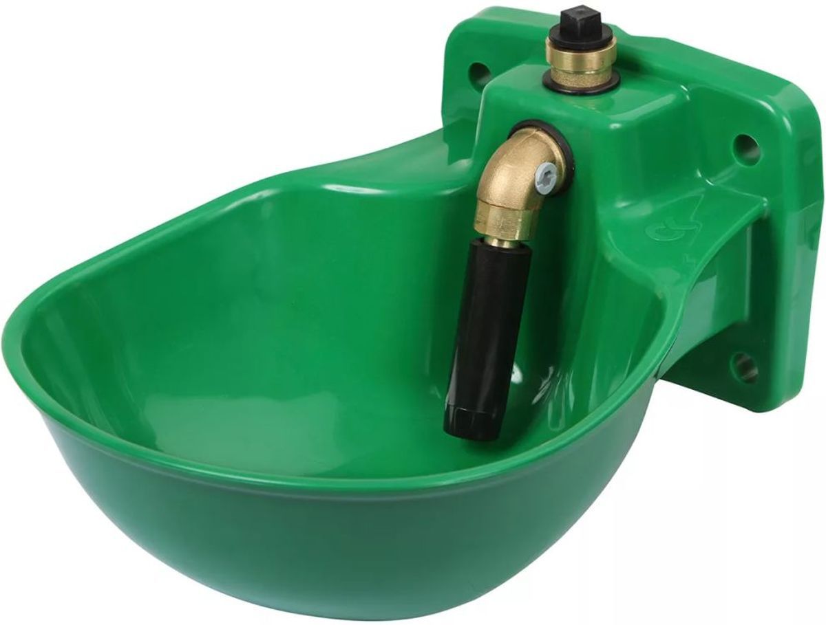Hofman Drinkbak + Staaf Kunststof - K70 - groen