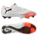 PUMA Future 8 Ultimate Laag Fg Untamed - Wit/zwart/gloeiend Rood - Natuurgras (Fg), maat 39