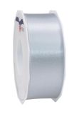 Präsent Cadeaulint, Polyester, Sterling Zilver, 25 m Rol 40 mm