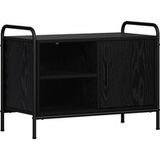 vidaXL meuble TV 67,5 x 33 x 50 cm chêne noir
