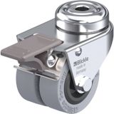 Blickle LMDA-VPA 50G-FI Dubbel zwenkwiel Wieldiameter: 50 mm Draagvermogen (max.): 80 kg 1 stuk(s)