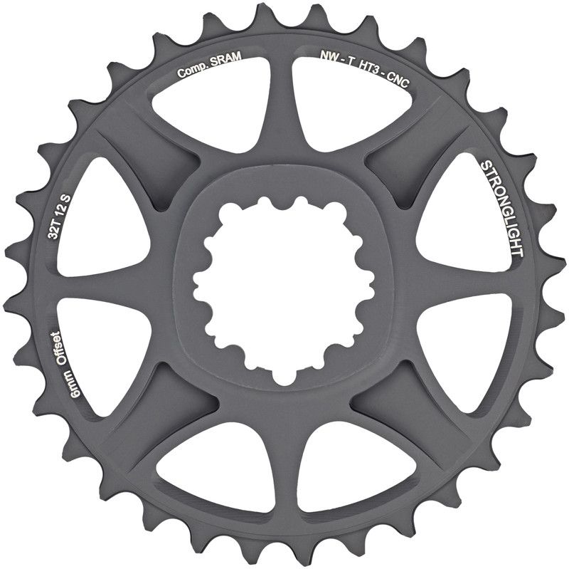 Stronglight MTB Sram kettingblad DM HT³ 1x12 grijs