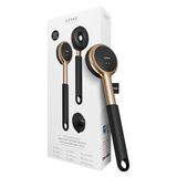 GESKE LED Sonic Full-Body Brush | 9 in 1 | Reinigingsborstel en exfoliator met led | Met SmartSonic-pulsaties | Dieptereiniging en massage | Ruwe huidverwijderaar | Verstelbare handgreep
