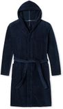 Schiesser Dames Badmantel - Navy - Maat L