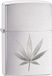 Zippo Hemp Leaf Zilver Metaal Gas Aansteker