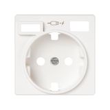 Simon 82 Concept Schuko-stopcontact met 2 USB-stopcontacten, C+A, wit