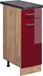 Vicco R-Line Keukenonderkast – 30 cm, WB Antraciet Rode hoogglans
