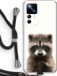 Case Company® - Xiaomi 12T Case with Cord - Rocco - Black - TPU - Back Cover