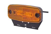 HELLA 2PS 345 600-021 Parkeerlicht - LED - 24V - Schroefaansluiting/Opbouw - Lenskleur: Geel - LED lichtkleur: Geel - Kabel: 4000mm - Stekker: AMP - 2-polig - Montage aan zijkant - Aantal: 1