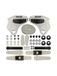 FR SKATES Kit Custom FR logo Pierre Blanc