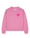 Watapparel Sweatshirt 'Pink Heart' pink / rosa