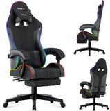 Huzaro Force 4.7 RGB Ergonomische Gamestoel - Mesh Zwart