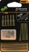 Fox Zig Lead Clip Kit SZ 7 Trans Khaki X5 Edges