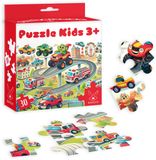 Kangur Puzzle Kids Auto's - Puzzel met 30 elementen