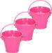 Decoris bougies à la citronnelle - set de 3 - rose - 5 heures de combustion